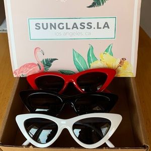 New in box Sunglass LA cat eye sunglasses